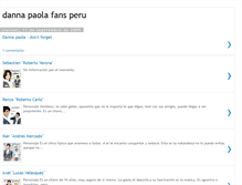 Tablet Screenshot of dannapaolafansperu.blogspot.com