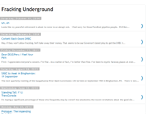 Tablet Screenshot of frackingunderground.blogspot.com