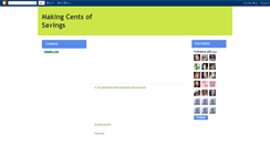 Desktop Screenshot of centsofsavings.blogspot.com