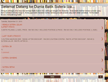 Tablet Screenshot of duniabatiksuteraiza.blogspot.com