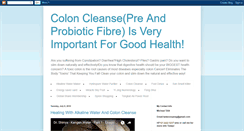 Desktop Screenshot of fastcoloncleanse.blogspot.com