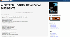 Desktop Screenshot of musicaldissidents.blogspot.com