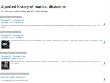 Tablet Screenshot of musicaldissidents.blogspot.com