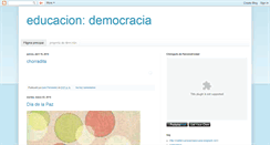 Desktop Screenshot of edudemocracia.blogspot.com