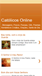 Mobile Screenshot of catolicos-online.blogspot.com