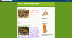 Desktop Screenshot of cmrls-summer-reading.blogspot.com