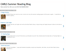 Tablet Screenshot of cmrls-summer-reading.blogspot.com