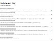 Tablet Screenshot of dailyweasel.blogspot.com