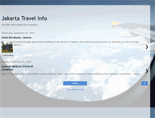 Tablet Screenshot of jakartatravelinfo.blogspot.com