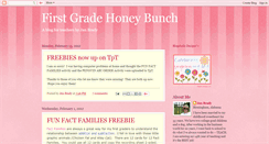 Desktop Screenshot of firstgradehoneybunch.blogspot.com