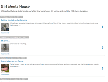 Tablet Screenshot of girlmeetshouse.blogspot.com