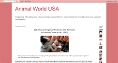 Desktop Screenshot of animalworldusa.blogspot.com