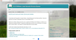 Desktop Screenshot of monsenhorjosegerardoferreiragomes.blogspot.com
