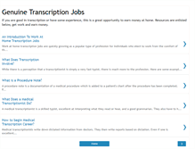 Tablet Screenshot of genuine-transcriptionjobs.blogspot.com