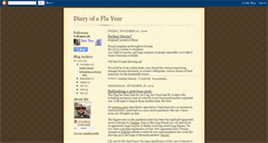 Desktop Screenshot of diaryofafluyear.blogspot.com