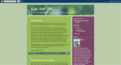 Desktop Screenshot of kids-wall-art.blogspot.com