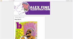 Desktop Screenshot of alexfineillustration.blogspot.com