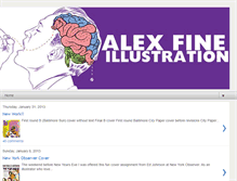 Tablet Screenshot of alexfineillustration.blogspot.com