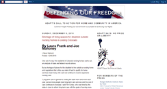 Desktop Screenshot of defendingourfreedom2010.blogspot.com