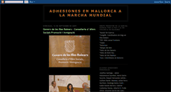 Desktop Screenshot of marchamundialadhesionesmallorca.blogspot.com