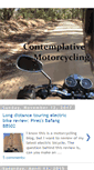 Mobile Screenshot of contemplativemotorcycling.blogspot.com