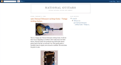 Desktop Screenshot of nationalguitars.blogspot.com