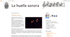 Desktop Screenshot of huellasonora.blogspot.com