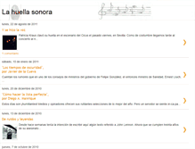 Tablet Screenshot of huellasonora.blogspot.com