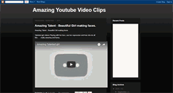 Desktop Screenshot of amazingyoutubevideoclips.blogspot.com