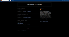 Desktop Screenshot of english-august.blogspot.com