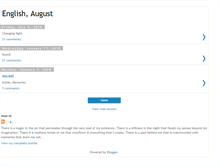 Tablet Screenshot of english-august.blogspot.com