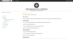 Desktop Screenshot of bharatiya-temple.blogspot.com