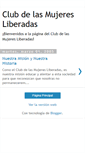 Mobile Screenshot of clubmujeresliberadas.blogspot.com