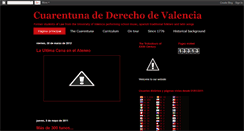 Desktop Screenshot of cuarentunaderechovalencia.blogspot.com