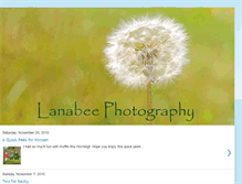 Tablet Screenshot of lanabeephotography.blogspot.com