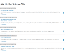Tablet Screenshot of mizlizthesciencewiz.blogspot.com