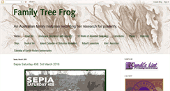 Desktop Screenshot of familytreefrog.blogspot.com