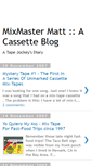 Mobile Screenshot of mixmastermatt.blogspot.com