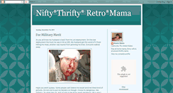 Desktop Screenshot of niftythriftyretromama.blogspot.com