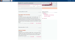 Desktop Screenshot of englishspecificpurposes.blogspot.com
