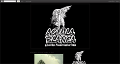 Desktop Screenshot of aguilablancaquintanudista.blogspot.com