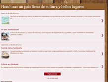 Tablet Screenshot of hondurasunpaisdecultura.blogspot.com