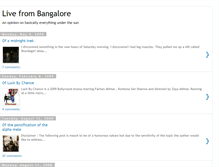 Tablet Screenshot of livefrombangalore.blogspot.com