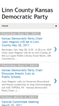 Mobile Screenshot of democraticpartyoflinncounty.blogspot.com