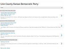 Tablet Screenshot of democraticpartyoflinncounty.blogspot.com