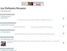 Tablet Screenshot of losprofesoresperuanos.blogspot.com