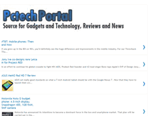 Tablet Screenshot of pctechportal.blogspot.com