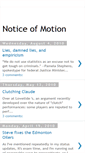 Mobile Screenshot of noticeofmotion.blogspot.com