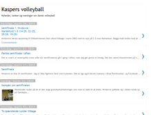 Tablet Screenshot of kaspersvolleyball.blogspot.com