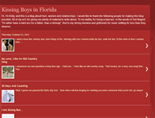 Tablet Screenshot of kissingboysinflorida.blogspot.com